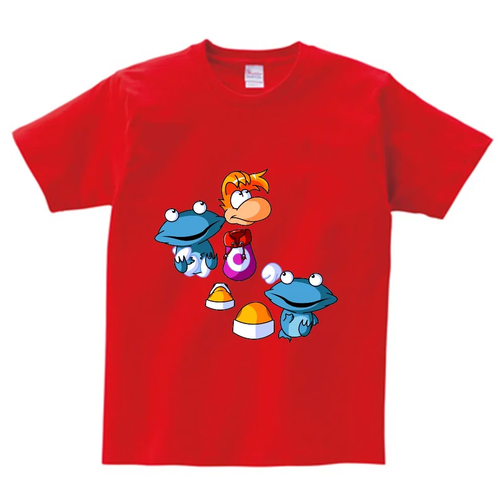 

Children Digital Printed T-shirt Rayman Legends Tee Shirts Kids Summer O-Neck Cotton Shirt For Boys Cool Fashion T Shirt Girl N