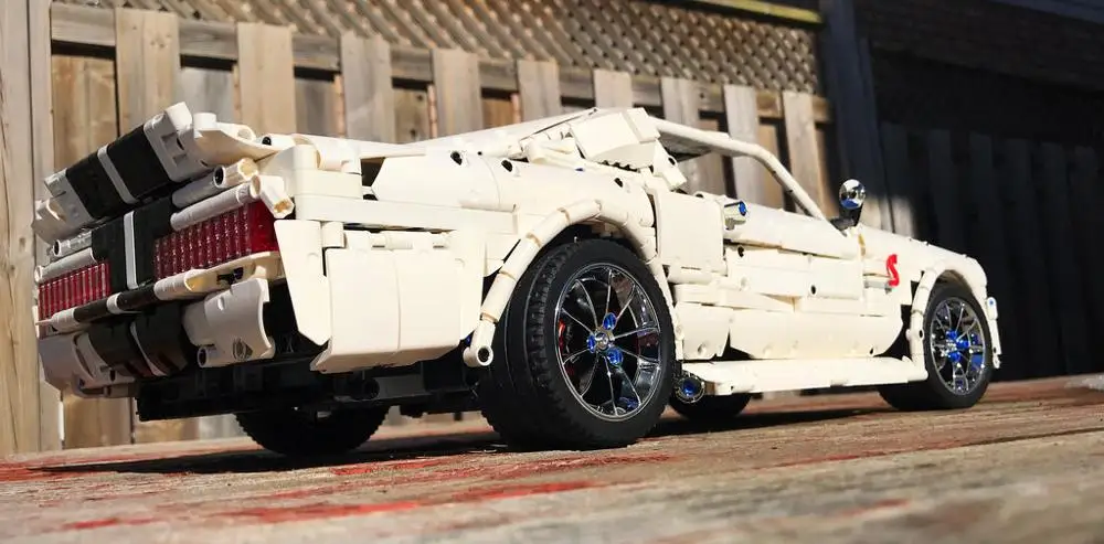 MOC Technic серия RC Ford Mustang 1967 ураган 60 секунд Elena технология дистанционного управления строительные блоки кирпичи детские игрушки