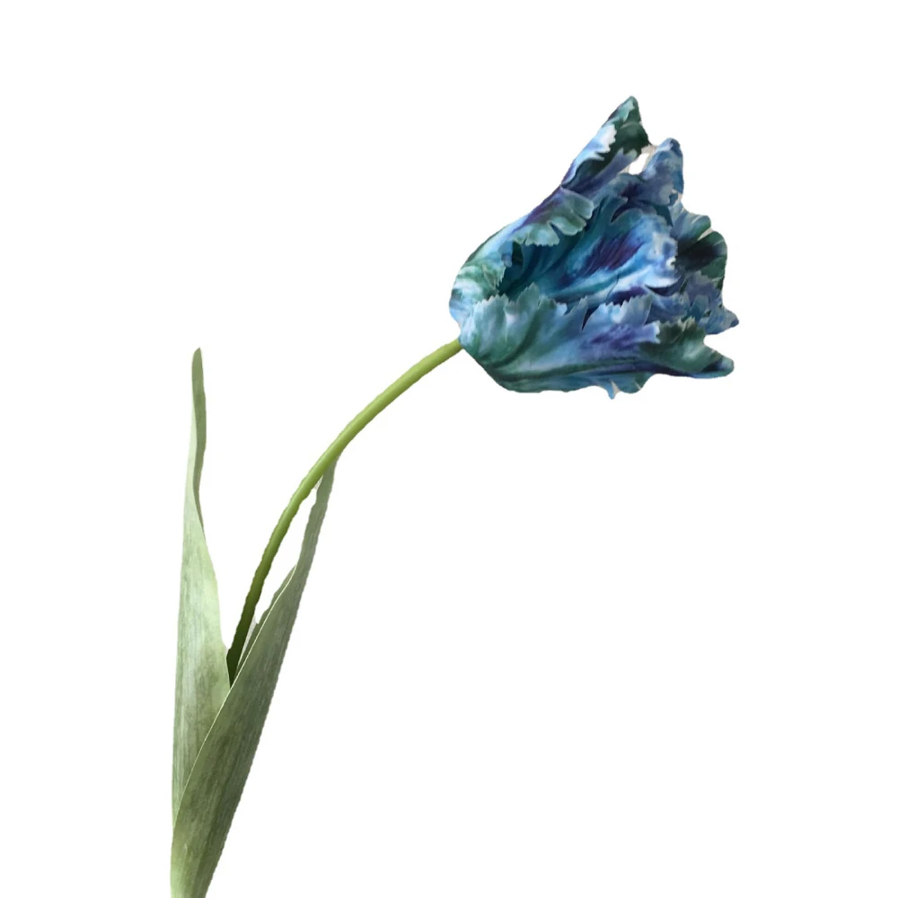 

Искусственный цветок, Прочный 3D Свадебный декор, элегантный домашний декор, 3 цвета, одиночные тюльпаны