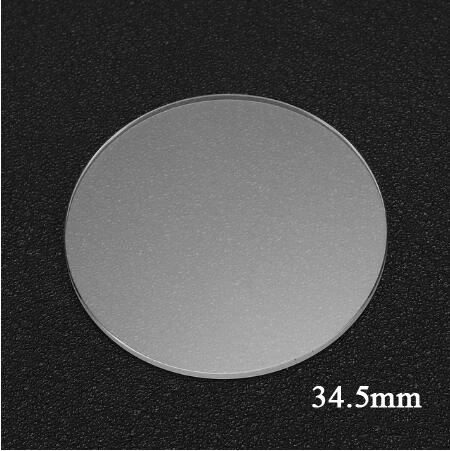 1.2mm Anti scratch Smooth Flat Sapphire Watch Glass Thick Round Transparent Crystal Watch Repair Sapphire Glass 25-38mm