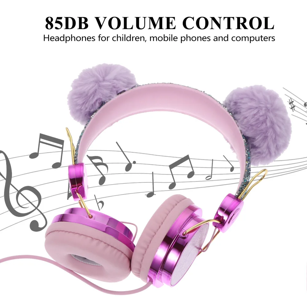 

Children Cartoon Cellphone Computer Headset Premium Durable Computer Headset