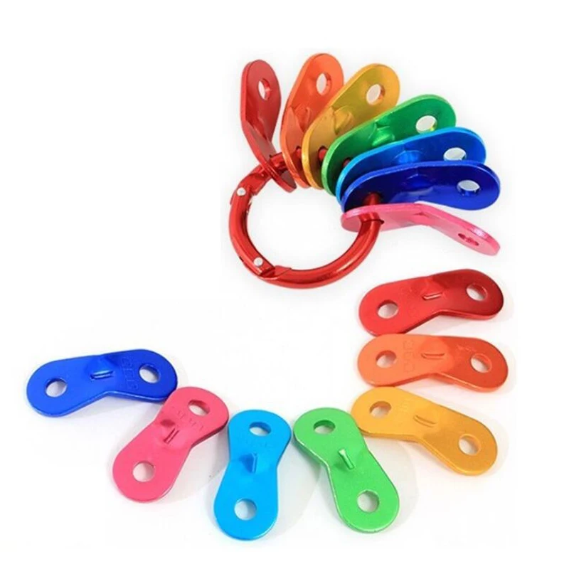 5 шт. карабин для навешивания палатки крепежный шнур воротника затягивающий