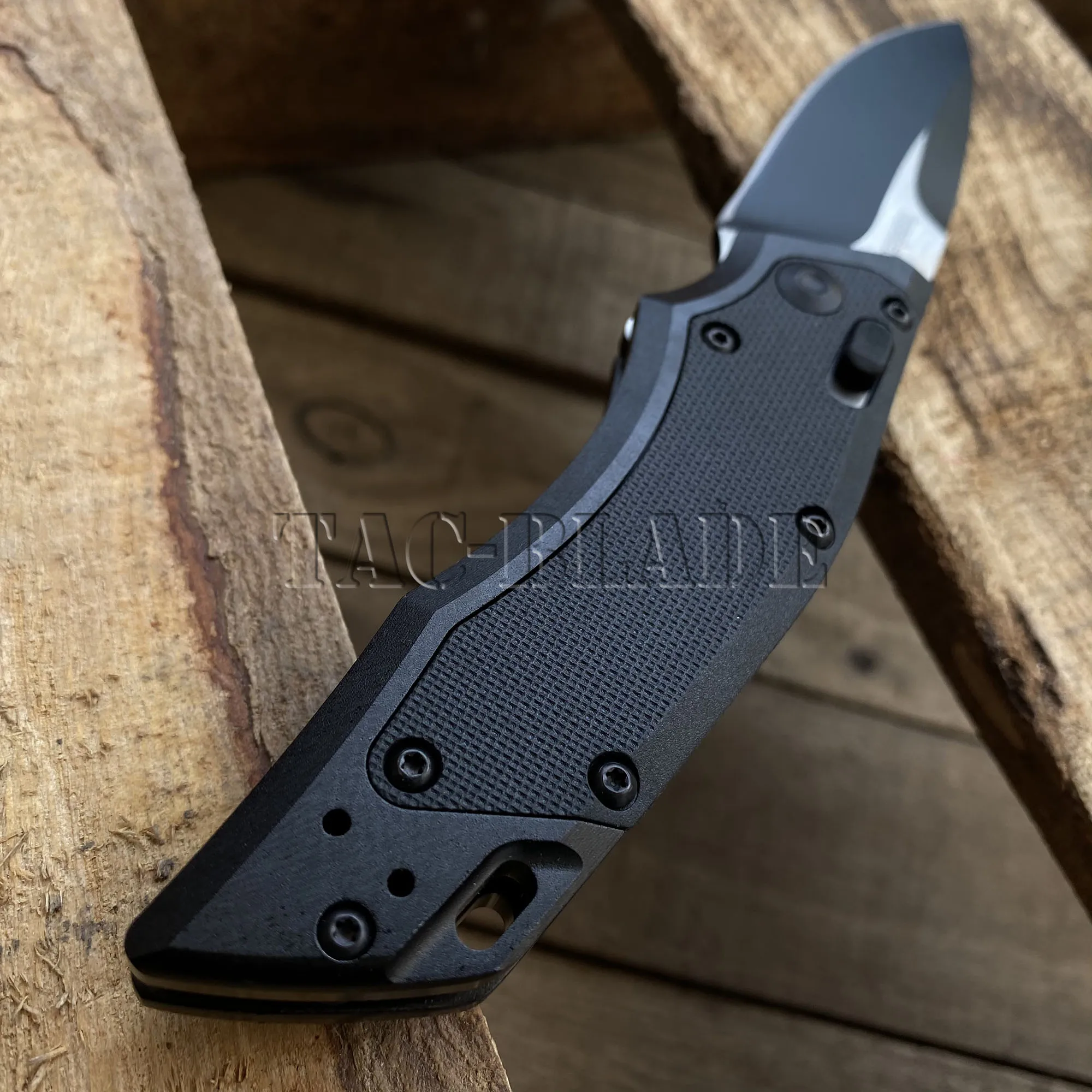 

OEM Flipper Folding Knife 8Cr13Mov Blade Nylon Fiberglass Aluminum Handle Camping Hunting Fruit Knives EDC Tools