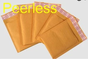 

Peerless (110*130mm) 100pcs/lots Kraft Bubble Bubble Mailers Padded Envelopes Packaging Shipping Bags Mailing Envelope Bags