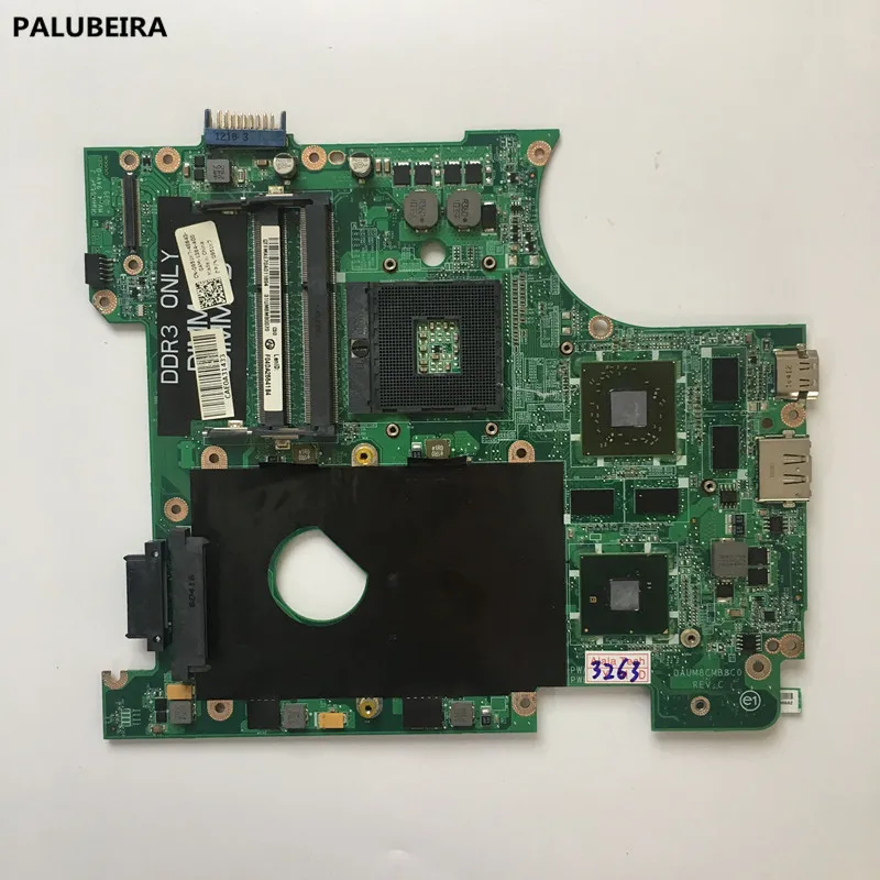 PALUBEIRA N4010 для Dell Inspiron 14R N4010 CN-0951K7 0951K7 951K7 материнская плата DAUM8CMB8C0 CN-0M2TVP 0M2TVP HM57 с видеокартой
