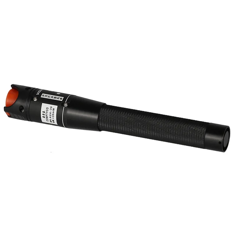 30KM VFL red light pen Optic Light Source fiber cable tester FC,SC,ST Universal 30mW visual fault locator 650+10nm Wavelength