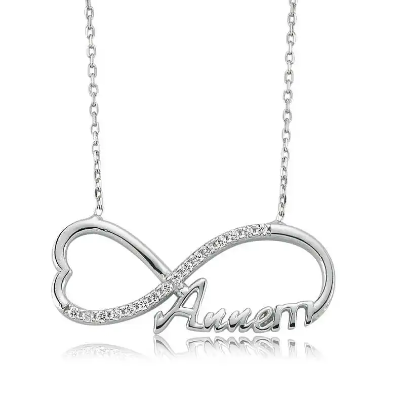 

Silver Mom Printed Infinity Ladies Necklace