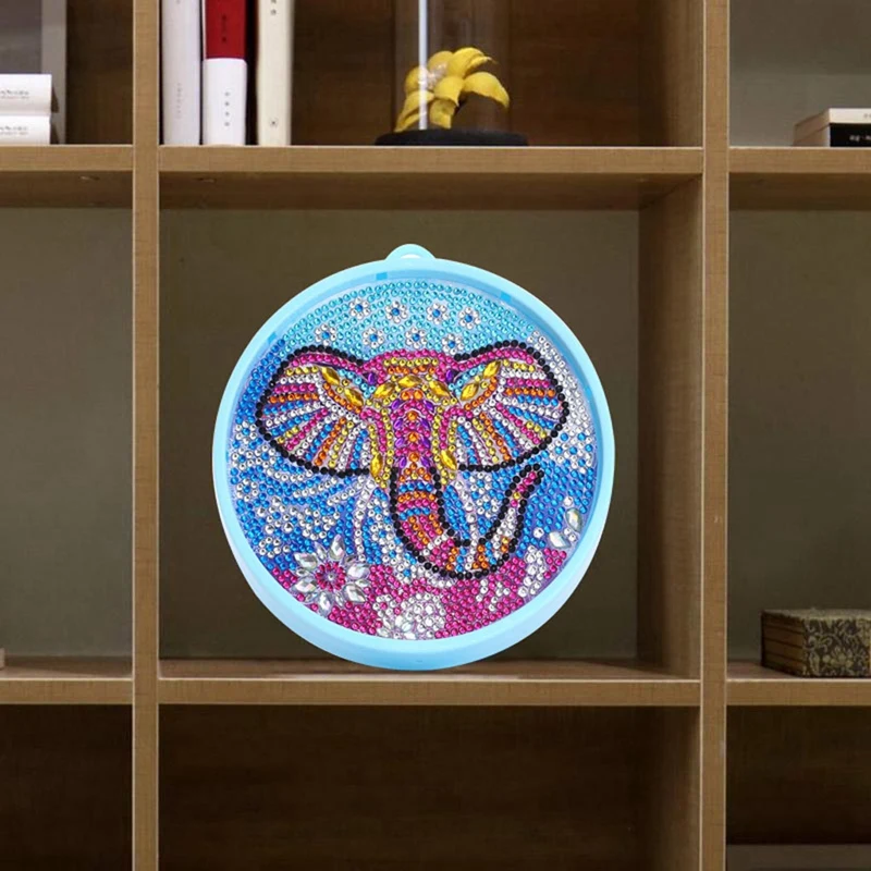 DIY алмазная живопись светодиодный светильник со слоном Алмазный декоративный