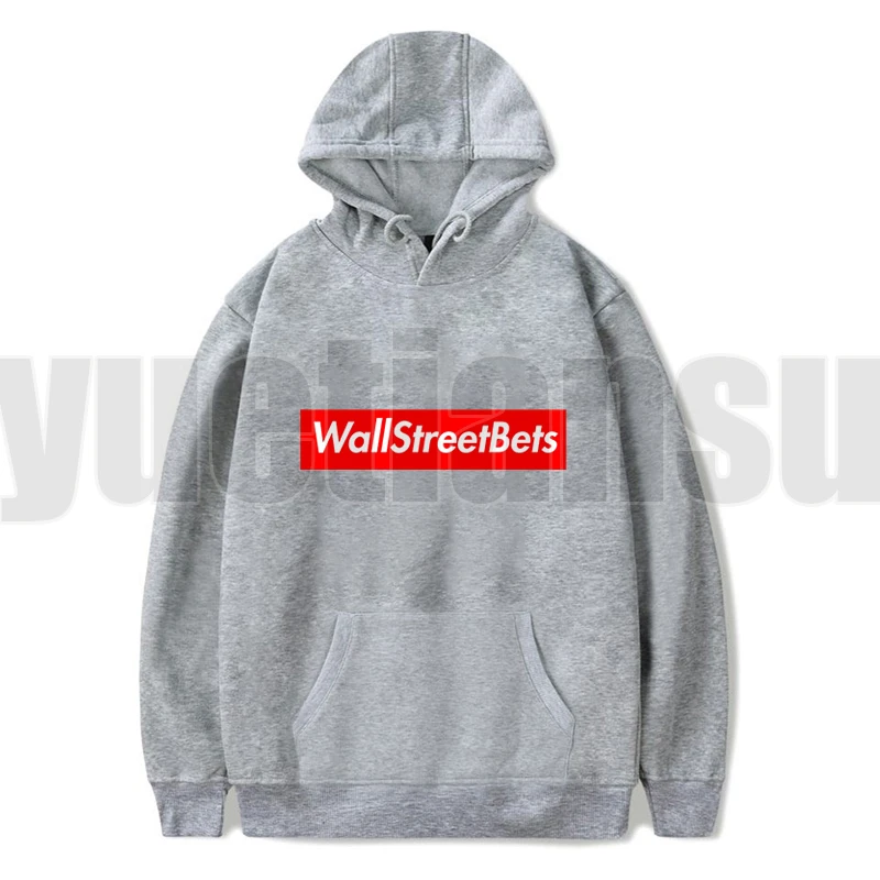 

2021 New WallStreetBets Streetwear Boys Hoodies Game Sweatshirts Girls Fashion Lounge Wear Teenager Adults Anime Gamestop Cloth