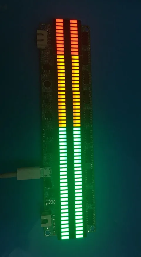 Dykb двойной 60 бит Голосовое управление стерео музыкальный ритм уровень спектра