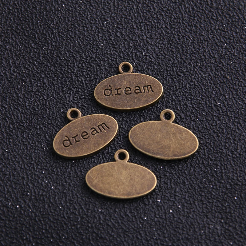 14 шт. металлическая фурнитура для украшений бирки из античной бронзы 19*14 мм |