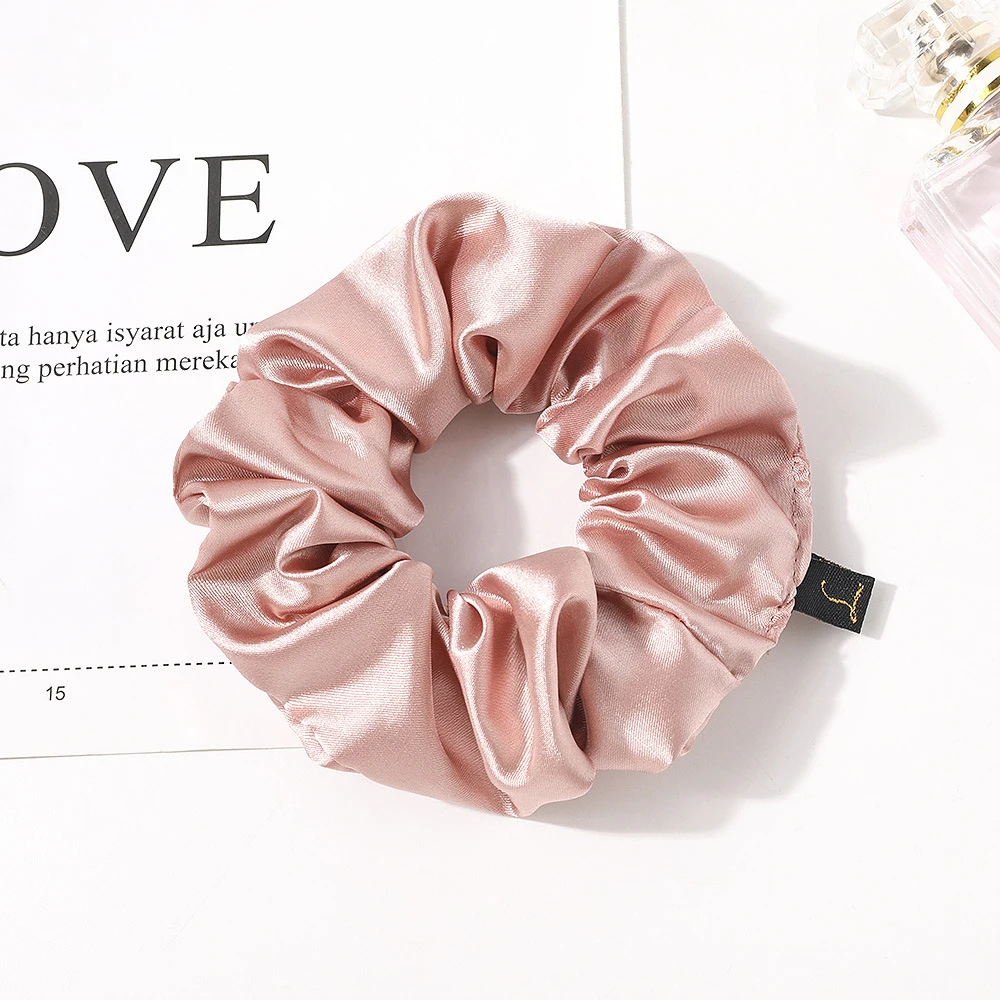 Роскошные атласные резинки для волос с верхней полкой женские шелковые