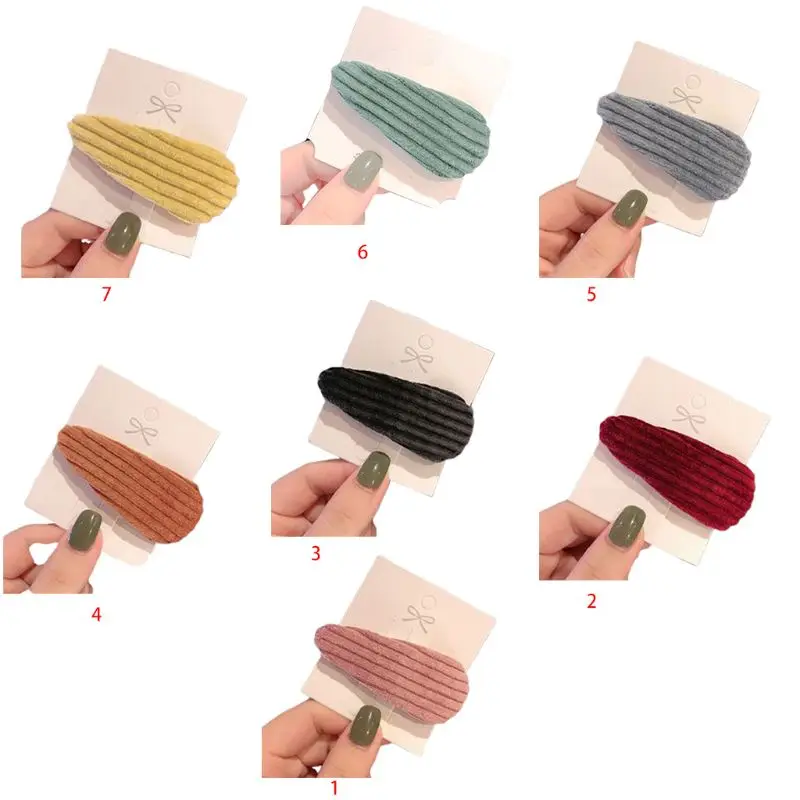 

Корейские женские заколки для волос с полосками