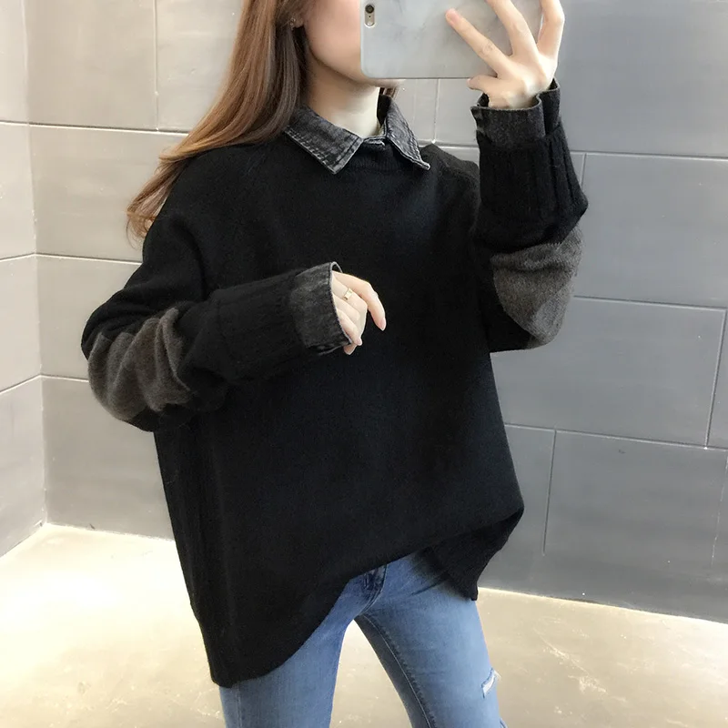 

2020 new winter clothes women's sweater women's thick autumn and winter explosions loose outer wear bottoming shirt jacket Joker