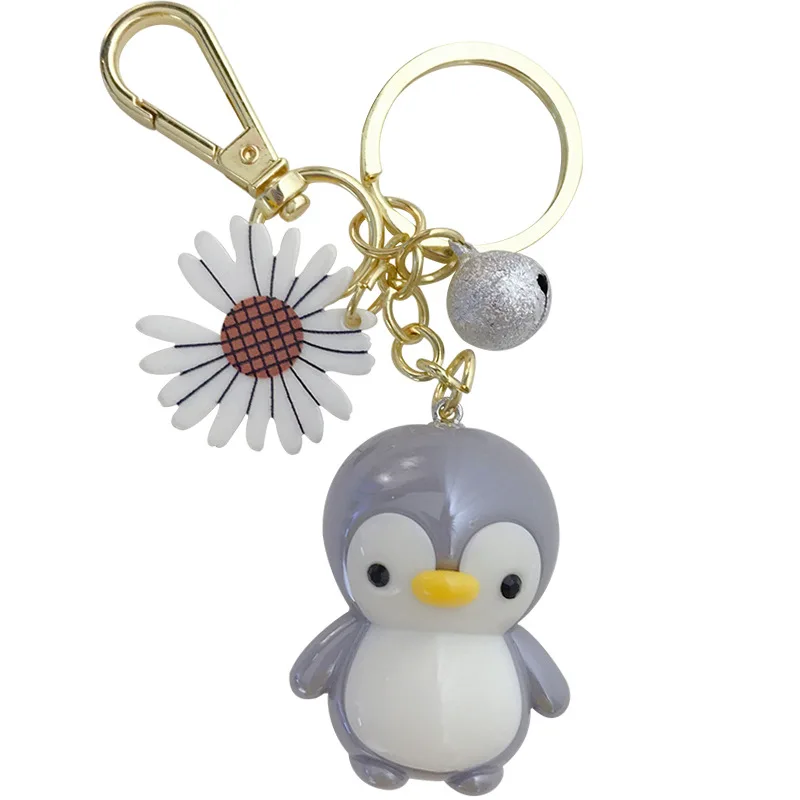 Новый креативный милый мультяшный маленький пингвин кукла автомобильный брелок