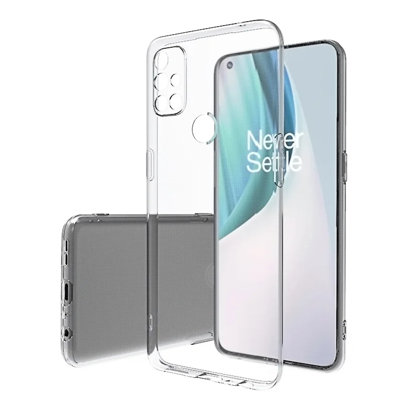 Чехол для Oneplus 9 Pro 9R силиконовый мягкий чехол из ТПУ 1 + прозрачный Ультратонкий