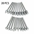 Набор аксессуаров 20 шт., насадки для шлифовального круга, абразивные инструменты, наждачная бумага, инструменты для удаления ржавчины, полировки с зернистостью 120