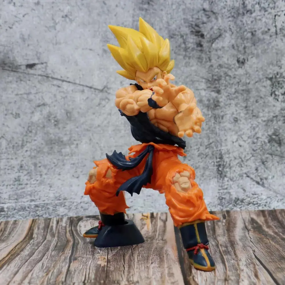 Аниме 20 см Dragon Ball Z ka me ha Супер Саян Гоку сон какаротто ПВХ фигурка Коллекция