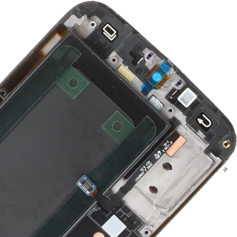 Для SAMSUNG GALAXY S6 Edge 5 1 ''SUPER AMOLED LCD G925 G925F с рамкой ЖК дисплей сенсорный экран
