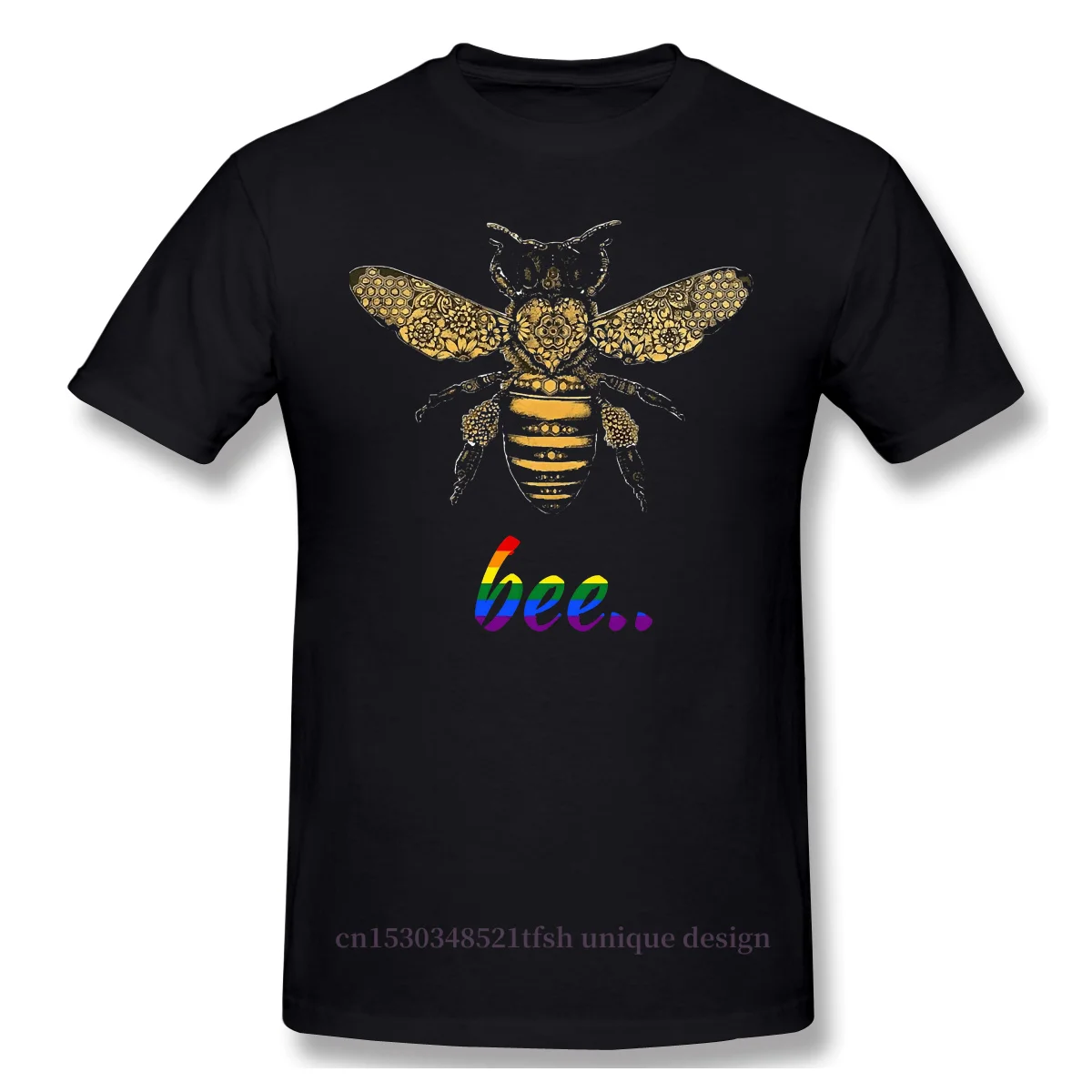 

Модная рубашка с изображением темной пчелы, дизайнерская Симпатичная хлопковая Футболка с изображением пчелы и смешного юмора, Мужская фут...