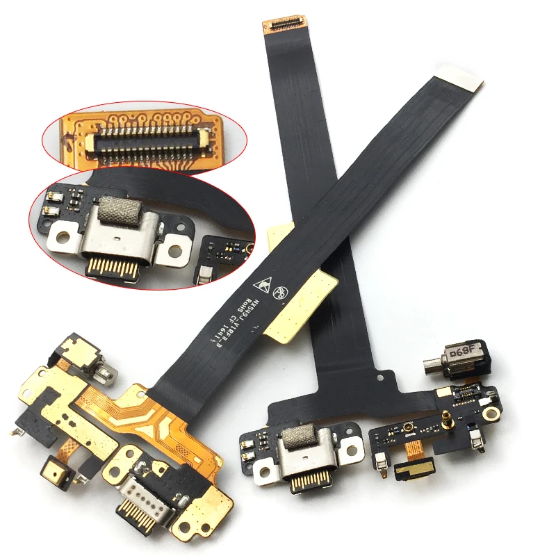 

Usb Charger Port Dock For ZTE Nubia Z11 mini S NX549j Connector Flex Cable with Microphone