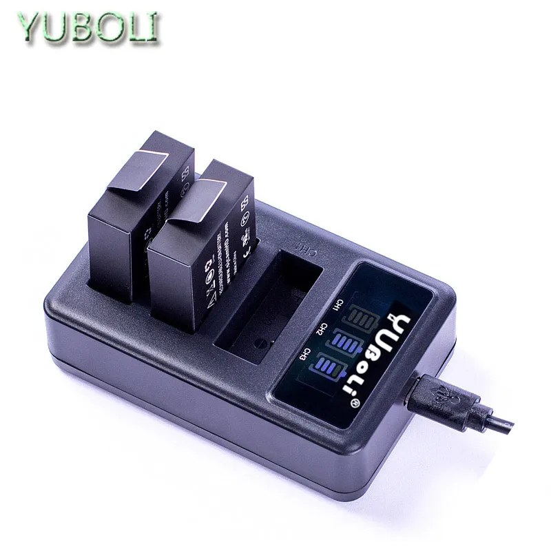3,7 v 900mAh батарея SJ4000 Батарея SJ5000 SJ6000, Wi-Fi+ ЖК-дисплей 3 лота usb зарядное устройство для спортивной экшн-камеры SJCAM sj 4000 5000 6000 7000 8000 sj9000 M10