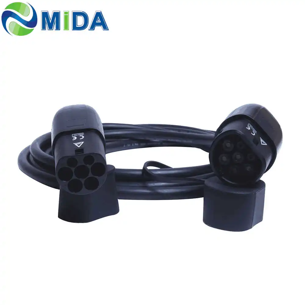 Европейские стандартные портативные зарядные устройства EVSE 5 метров 16 А IEC 62196 тип