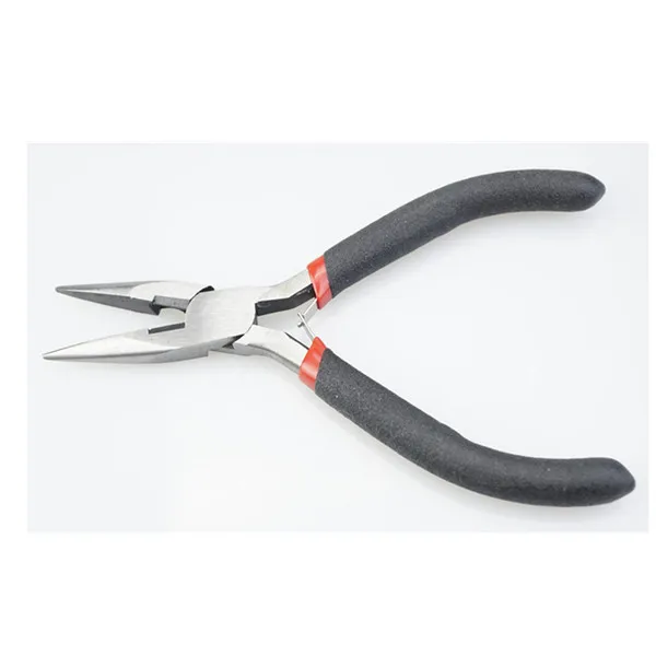 Plat-nose pliers Ювелирные плоскогубцы инструменты и оборудование набор длинных игл круглый нос резки проволоки плоскогубцы для изготовления украшений вручную аксессуары HK043 - Цвет: Plat-nose pliers