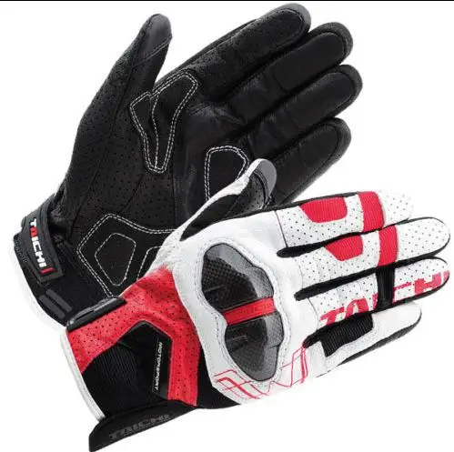 

RST426 Gloves Motorcycle Breathable Leather Guantes Motocross Motorbike Downhill Bike Black White Red Luvas Mens Woman Unisex