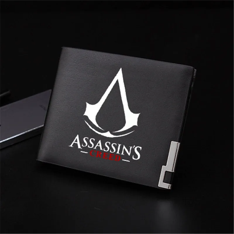 Новое поступление, кошелек для игры Assassins, черная светящаяся Сумочка унисекс, подарок для подростков, Модный стильный мужской кошелек из искусственной кожи - Color: Style2-S-ordinary