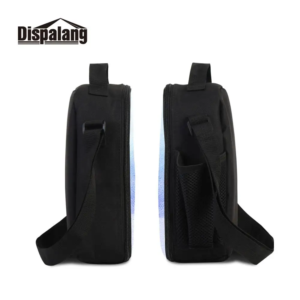 Модная термоизолированная сумка для обеда с геометрическими принтами