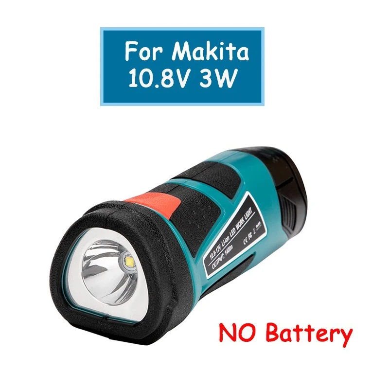 

For Makita 10.8V-12V Handheld LED Light 3W (NO Battery,NO Charger) Lithium Rechargeable Lamps Flashlight High quality newest