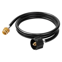 1pcs propane adapter hose 1 pound to 20 pound adapter for gas barbecue propane tank hose adapter