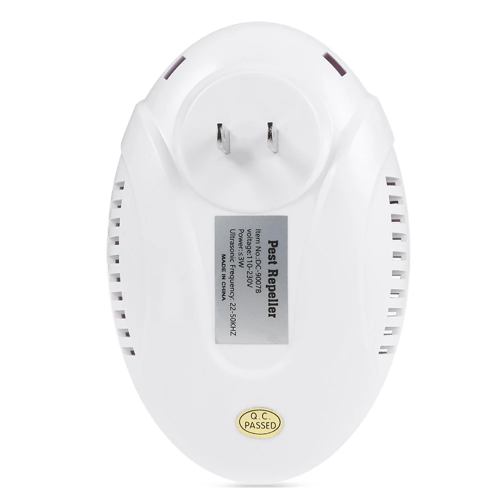 Electronic Ultrasonic Mouse Pest Repeller Plug-In Type Repellent To Mouse Cockroach Mosquito Repeller Hot Sale
