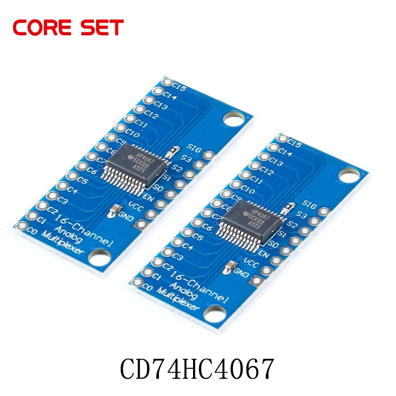 2 шт./лот CD74HC4067 высокоскоростной коммутационная плата модуль 16-канальный АЦП с
