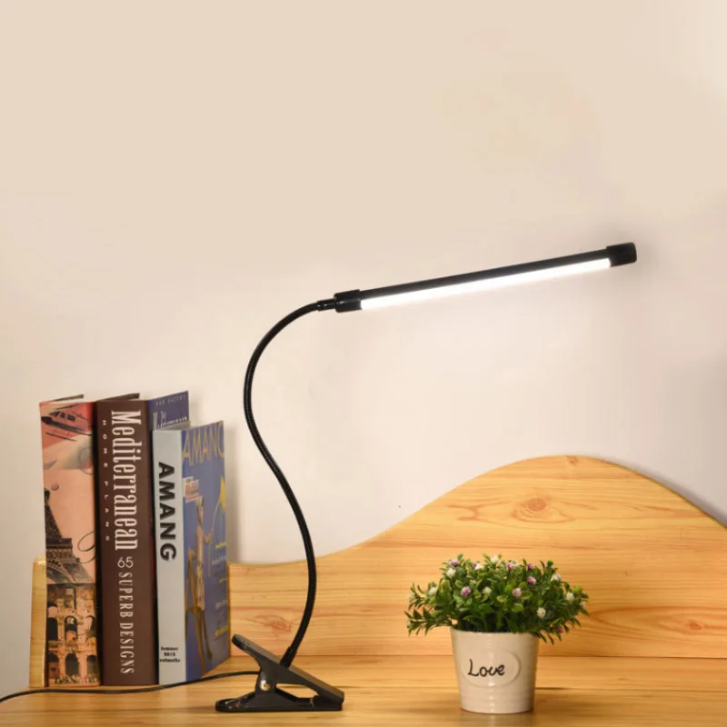 

LED Desk Lamp With Clamp Stepless Dimmable Table Lamps Flexo USB Reading Lamp Remote Control Night Light Lamp Eye Protection