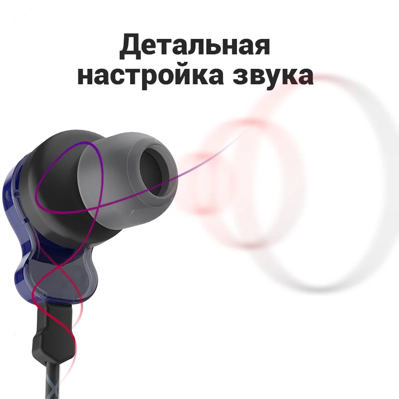 наушники проводные/ZIMAI BS T3/вкладыши с микрофоном/наушники для пк