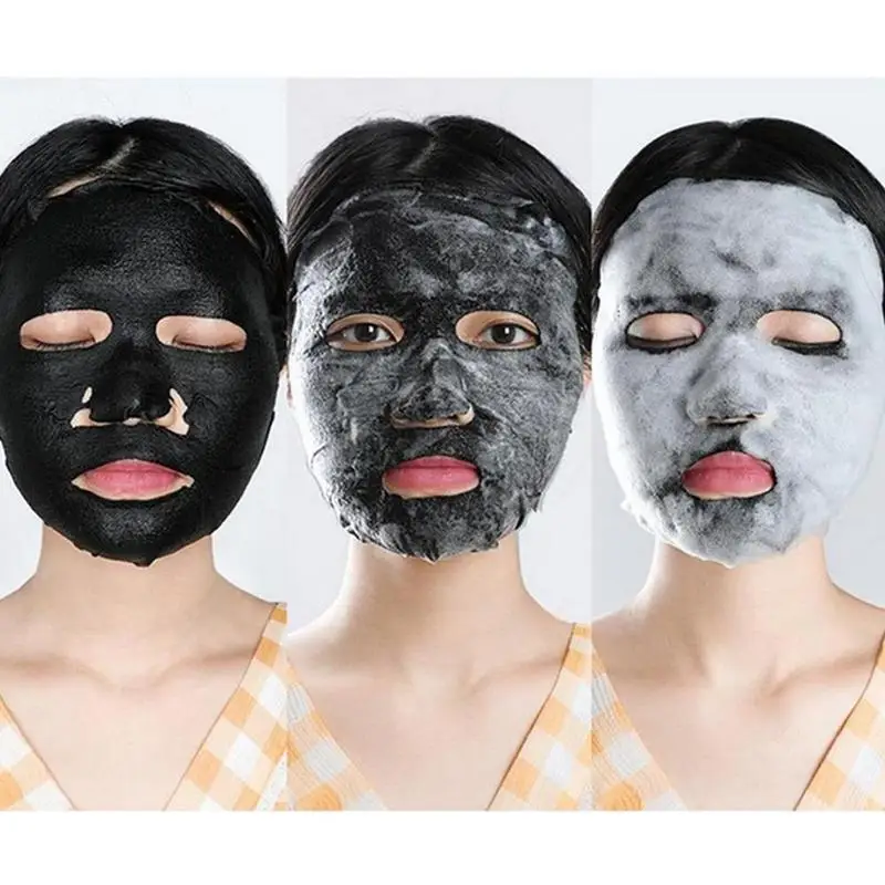 Detox кислородная черная пузырьковая маска Корейская Косметическая увлажняющая из