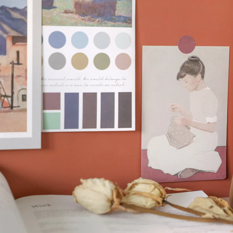 5 листов скандинавские декорации открытка креативная фон декоративная роспись