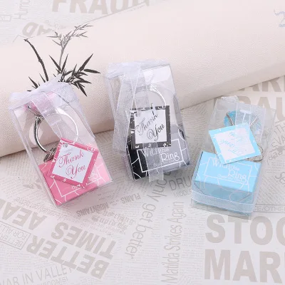 10 шт. свадебные сувенирные брелоки в форме кольца |