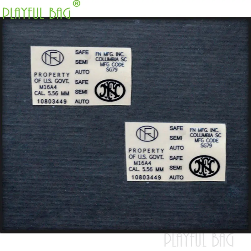 Наружная CS M16A4 металлическая Водонепроницаемая самодельная наклейка для M4