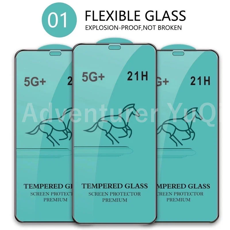 Ceny 25 Sztuk 21H Pełne Szkło Hartowane Dla IPhone 13 12 11 Pro XS Max Mini X XR 6s 7 8 Plus SWIFT Koń Ochraniacz Ekranu