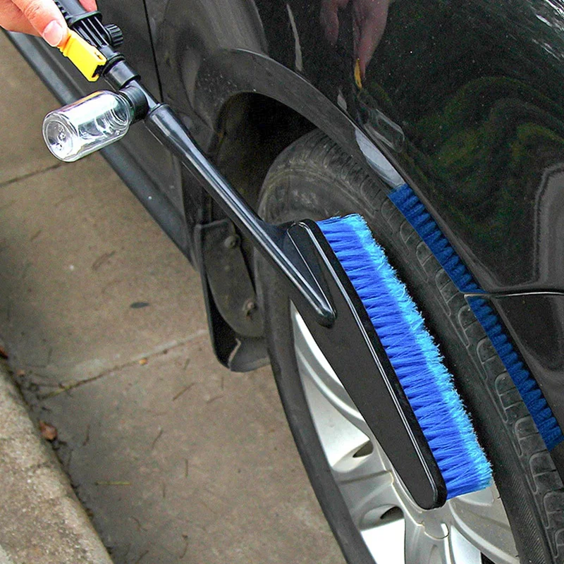 

Multi-function Cleaning Tool With Water-passing Brush, Car Brush, Mop With Foam Device Car Maintenance 57.8*5*5cm New Hot 1 Set