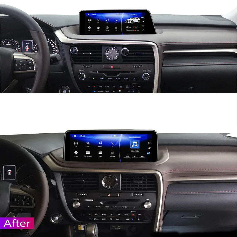 Автомобильный мультимедийный плеер на Android 10 4 Гб + 64 ГБ с GPS Wi-Fi DSP CarPlay для LEXUS RX 300h