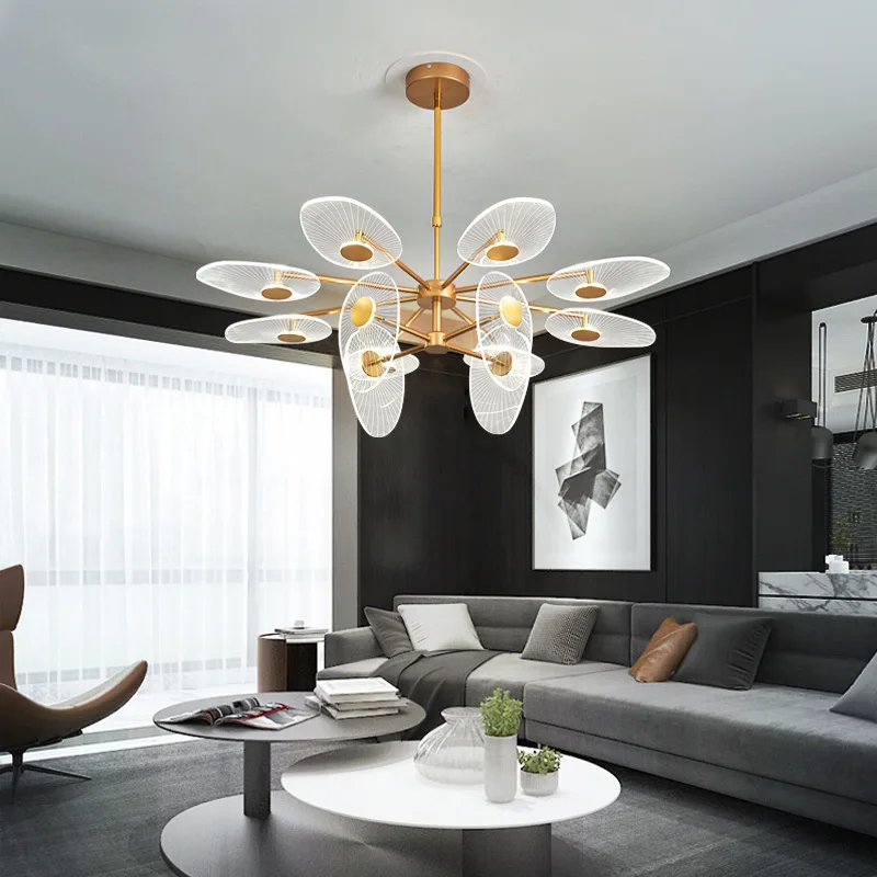 

nordic stone chandelier ceiling modern led chandelier lustres para quarto ventilador de techo luzes de teto avizeler