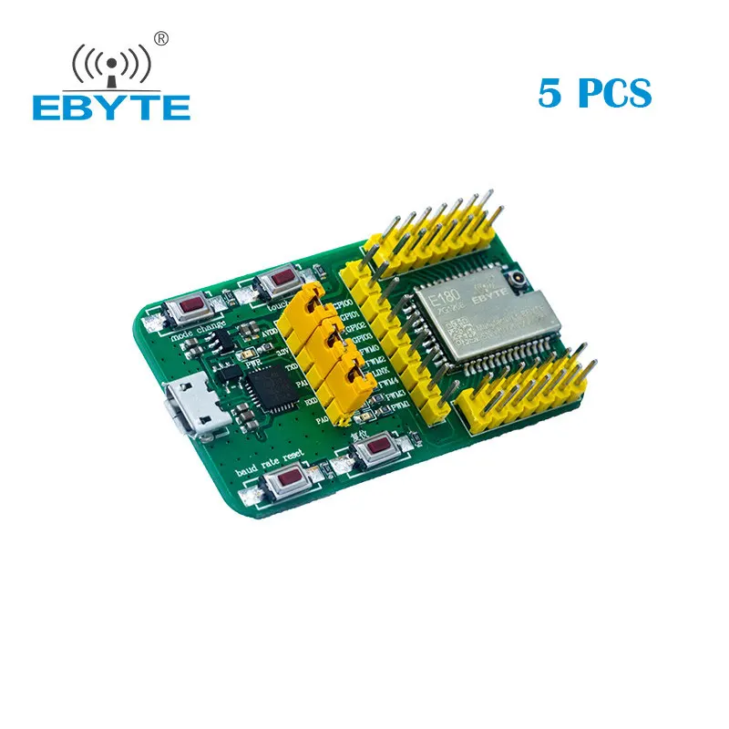5PCS EFR32 ZigBee 3.0 2.4GHz Wireless Date Transceiver Receiver USB Test Board Kit for Smart Home EBYTE E180-ZG120B-TB