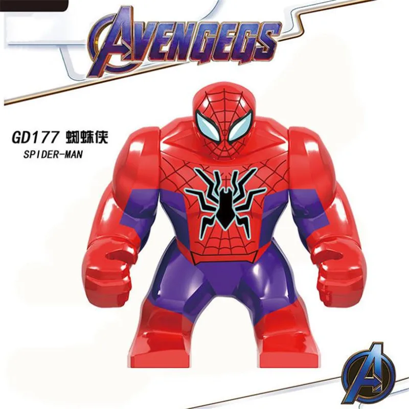 LegolING Friends Marvel Мстители Человек паук Бэтмен танос Железный человек бесконечные