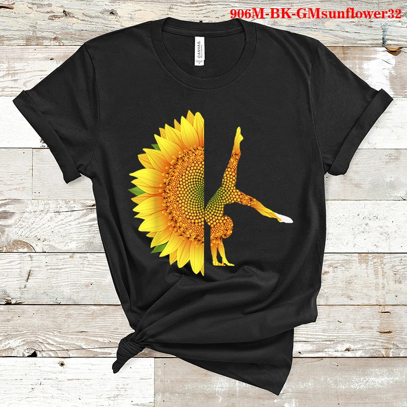 

Женская летняя футболка с графическим рисунком подсолнуха и цветов, топы, одежда в стиле Харадзюку, женская одежда, футболки, женские футбол...