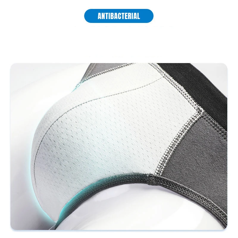 4Pcs/Men's underwear man briefs cotton antibacterial breathable Panties fashion camouflage printing Plus size L-4XL briefs Male