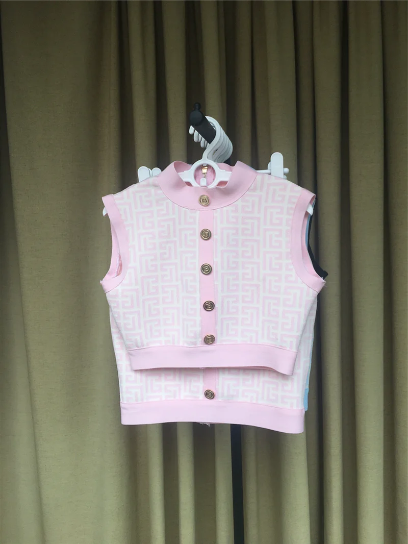 Женская жаккардовая мини-юбка с принтом губы | одежда